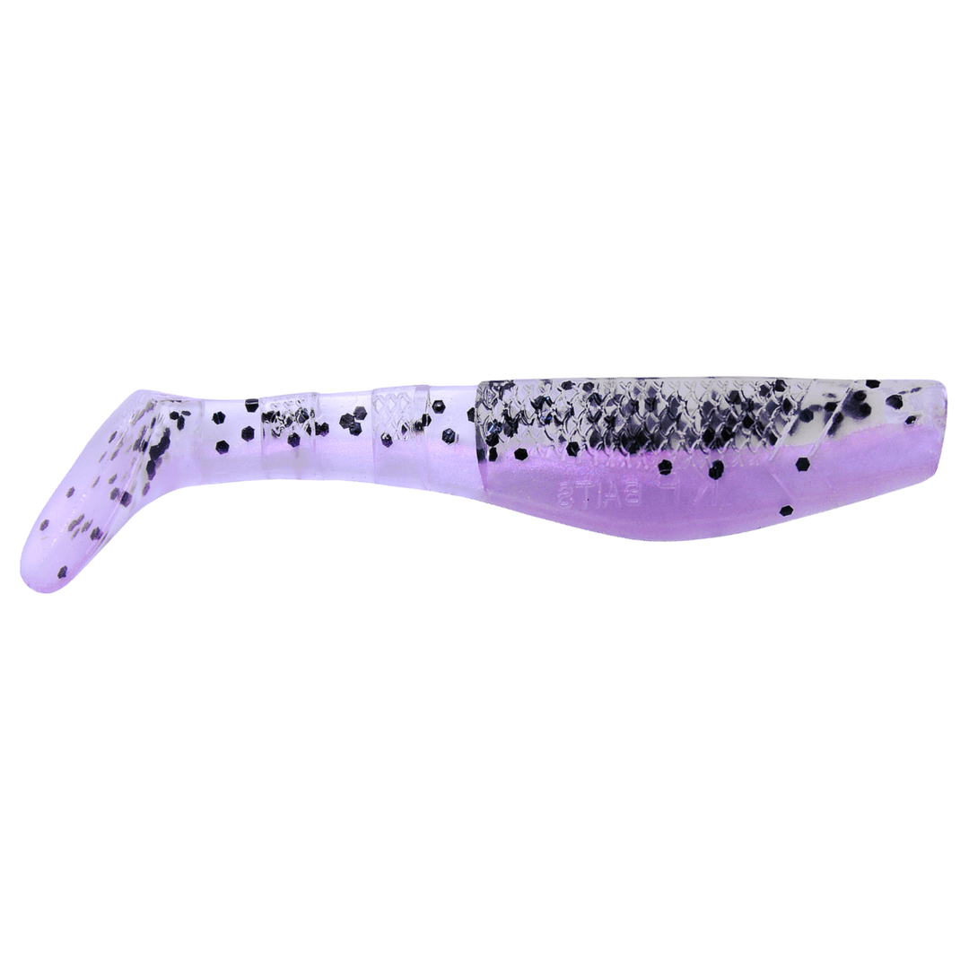 K.P Baits Original Shad Jigi 2.5" 224 sivulta, pää oikealla