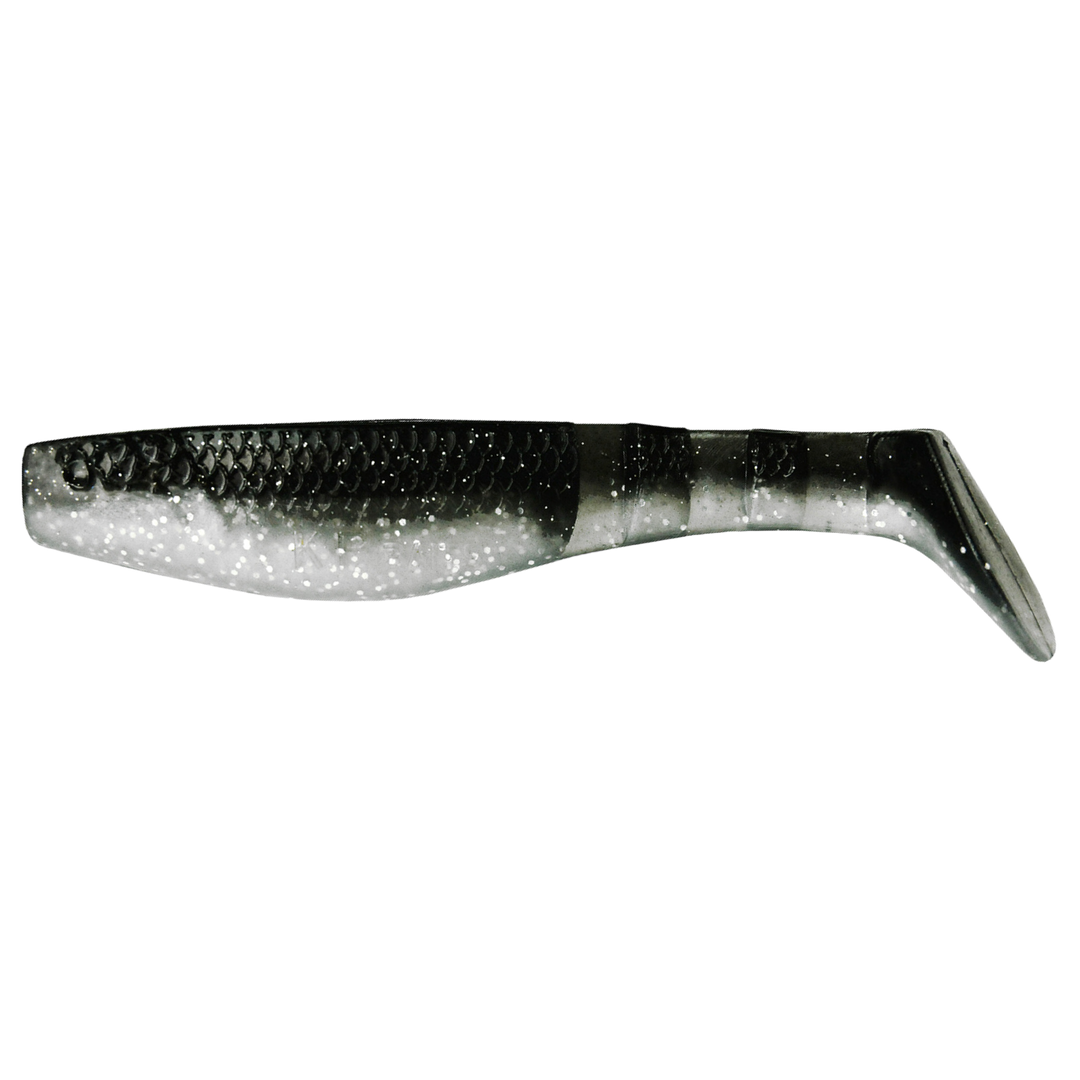 K.P Baits Original Shad Jigi 2" 021 sivulta, pää vasemmalla