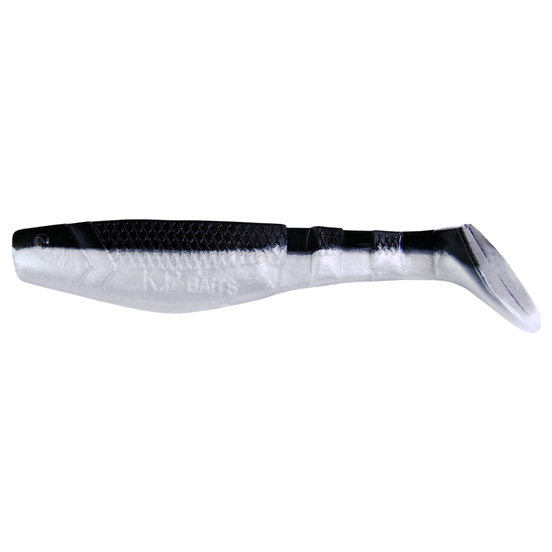 K.P Baits Original Shad Jigi 2" 101 sivulta, pää vasemmalla