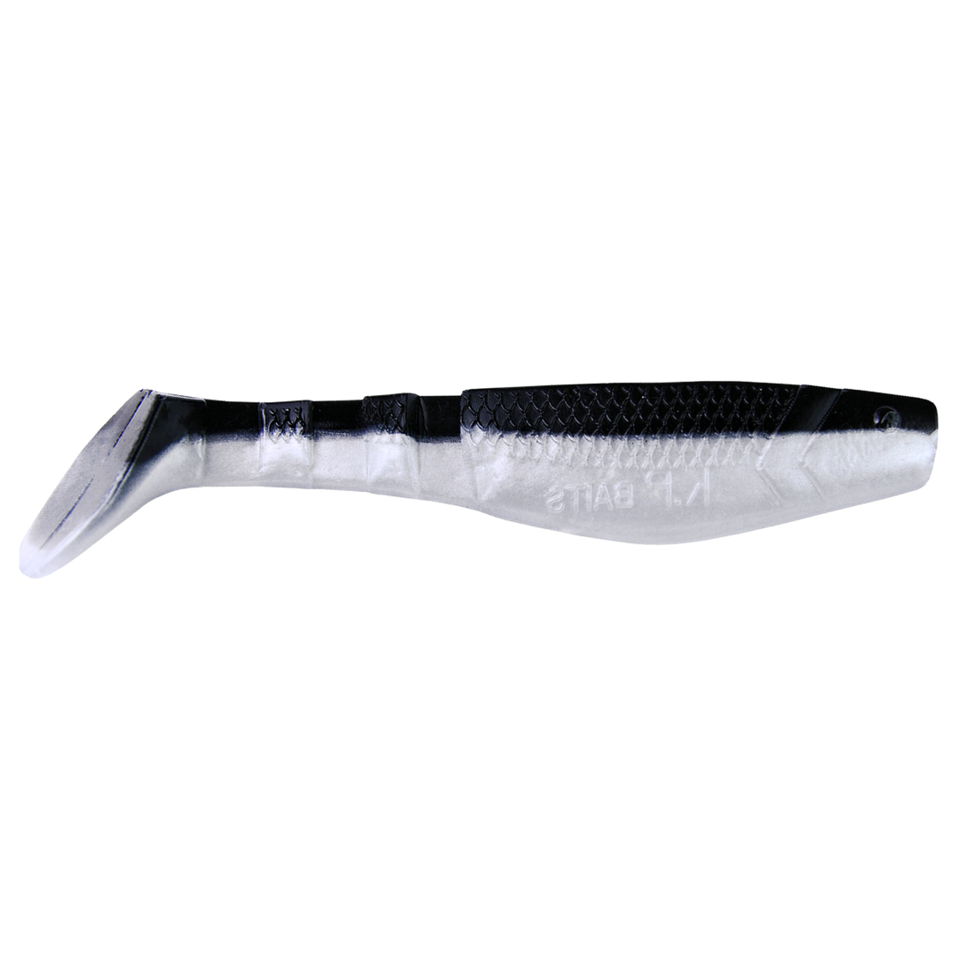 K.P Baits Original Shad Jigi 2" 101 sivulta, pää oikealla