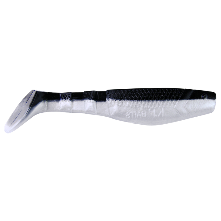 K.P Baits Original Shad Jigi 2" 101 sivulta, pää oikealla