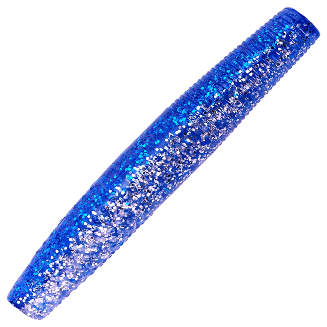 K.P Baits Stick Worm Jigi 2.75", väri 012: sininen hileinen runko