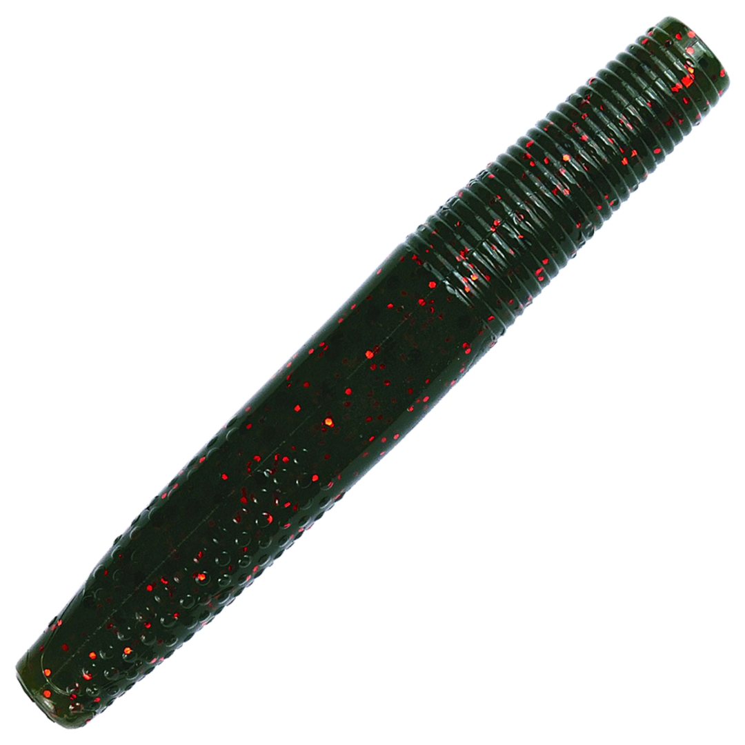 K.P Baits Stick Worm Jigi 2.75", väri 106: tummanvihreä runko