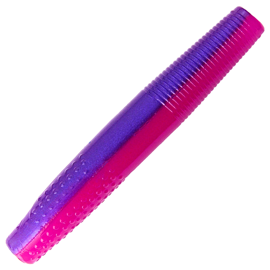 K.P Baits Stick Worm Jigi 2.75", väri 165: violetti selkä ja pinkki vatsa