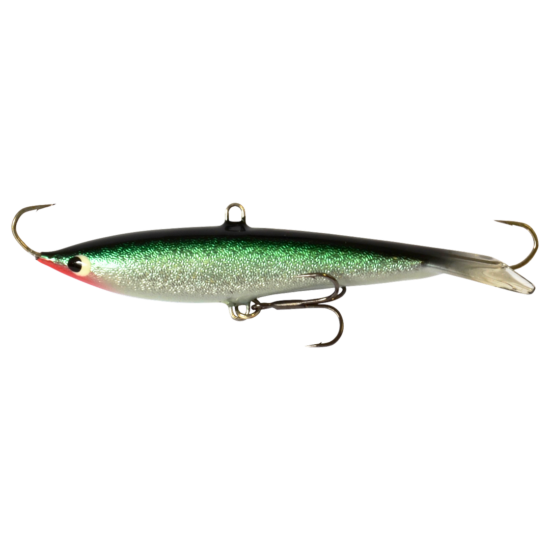 Kaweri 100 Kevennetty Tasapaino 100mm 21g F5 sivulta, pää vasemmalla