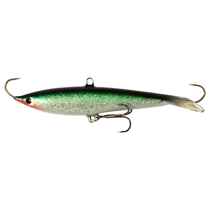 Kaweri 100 Kevennetty Tasapaino 100mm 21g F5 sivulta, pää vasemmalla