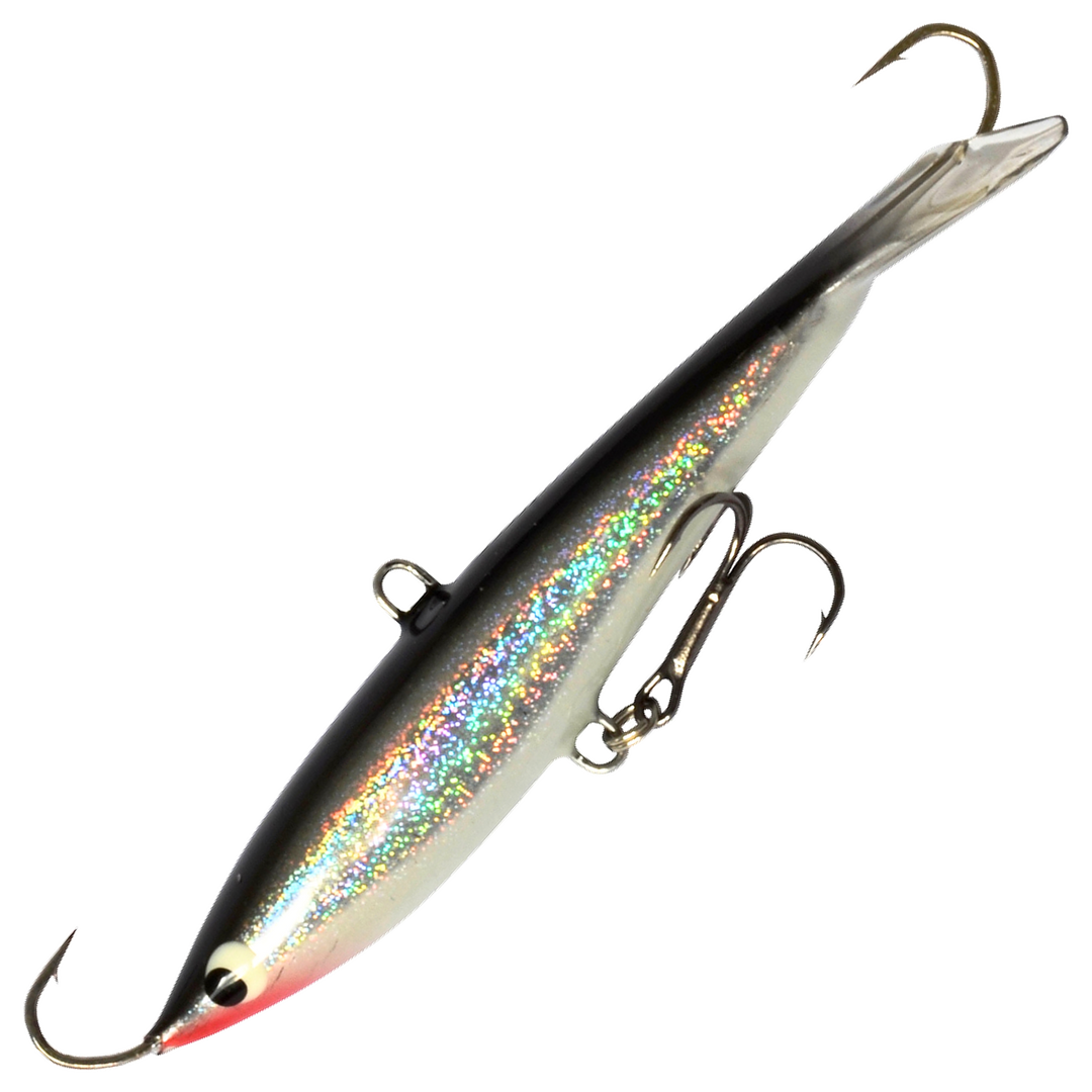 Kaweri 100 Kevennetty Tasapaino 100mm 21g, väri H1: musta selkä, kimalteinen hopeakylki