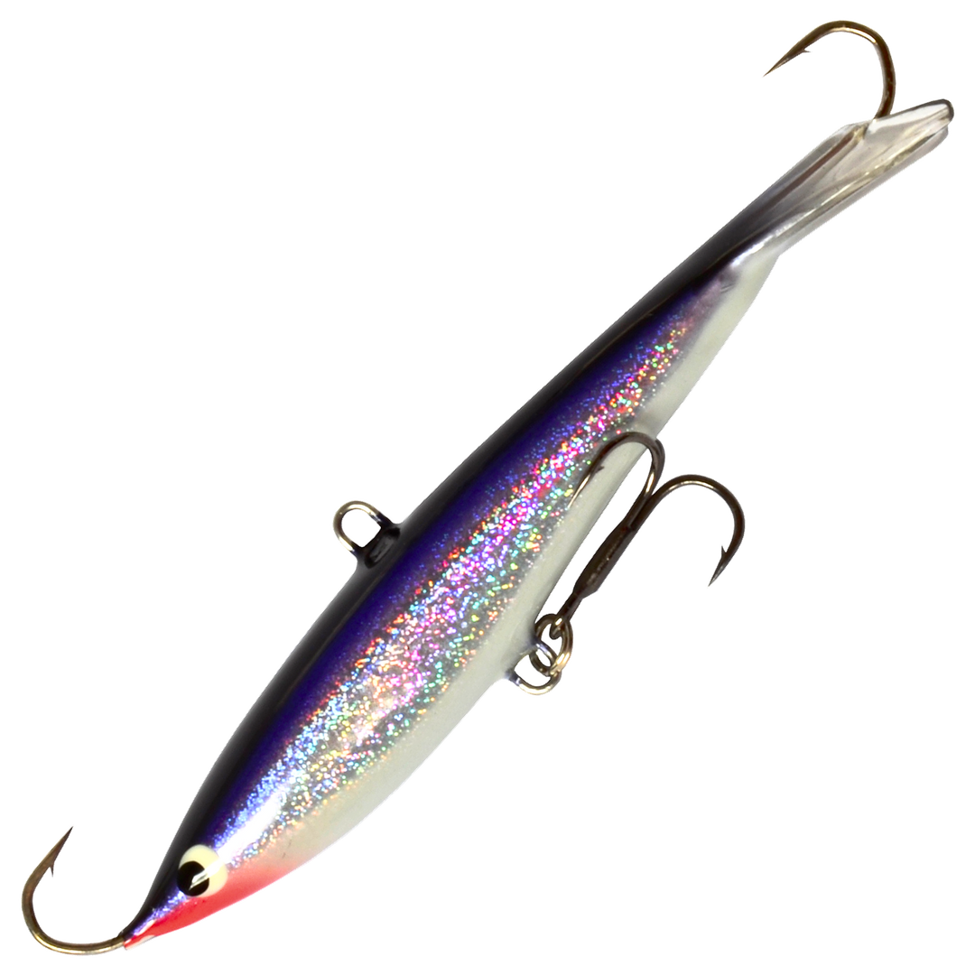 Kaweri 100 Kevennetty Tasapaino 100mm 21g, väri H4: violetti selkä, kimalteinen hopeakylki