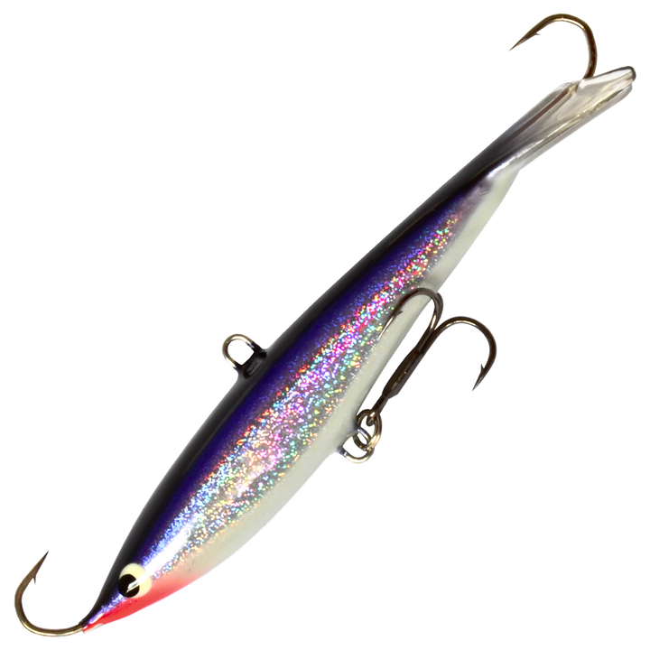Kaweri 100 Kevennetty Tasapaino 100mm 21g, väri H4: violetti selkä, kimalteinen hopeakylki