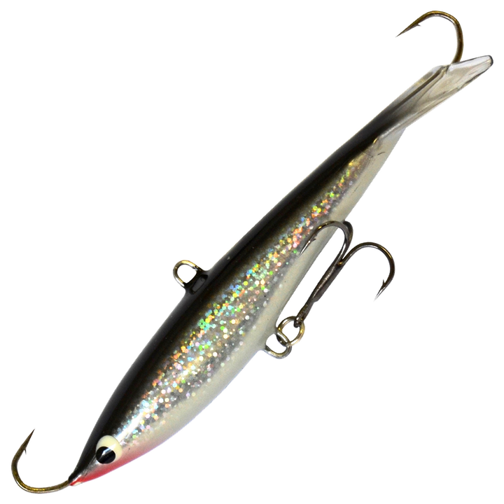 Kaweri 100 Kevennetty Tasapaino 100mm 21g, väri IH1: musta selkä, kimalteinen hopeakylki, valkoinen vatsa