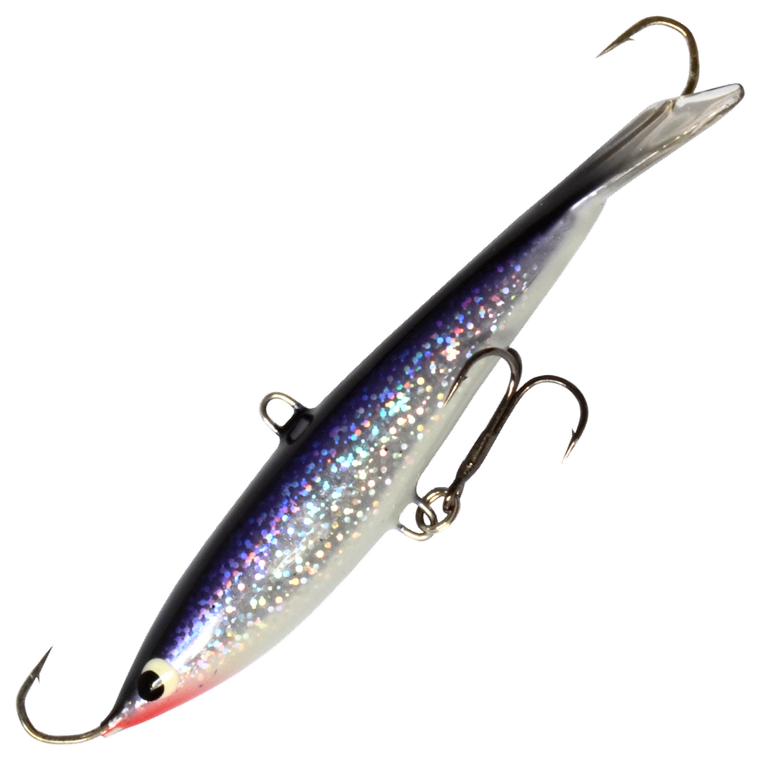 Kaweri 100 Kevennetty Tasapaino 100mm 21g, väri IH4: violetti selkä, kimalteinen hopeakylki