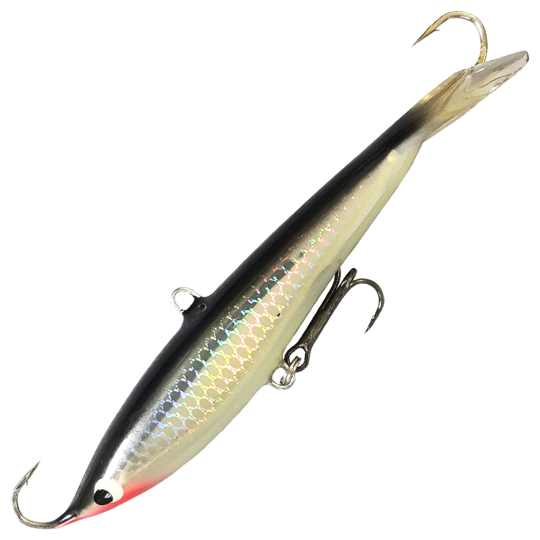 Kaweri 100 Kevennetty Tasapaino 100mm 21g, väri M1: musta selkä, hopeinen suomukuvioitu kylki