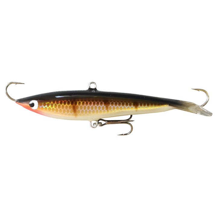 Kaweri 100 Kevennetty Tasapaino 100mm 21g M2R sivulta, pää vasemmalla