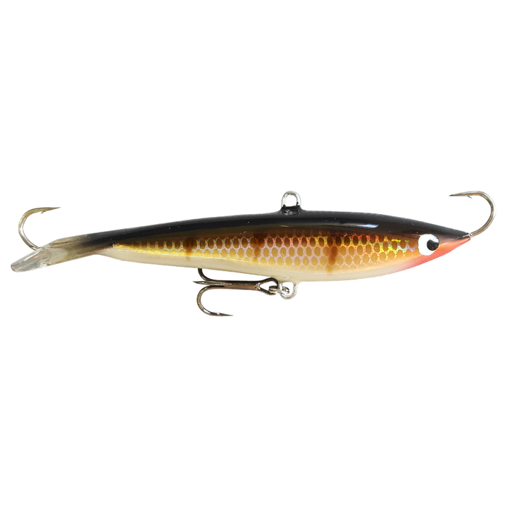 Kaweri 100 Kevennetty Tasapaino 100mm 21g M2R sivulta, pää oikealla