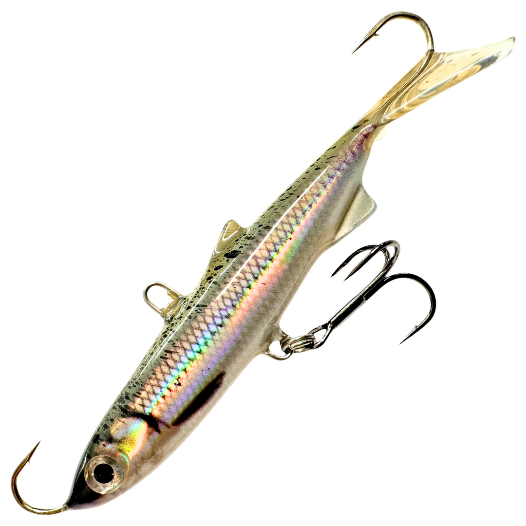Kaweri 100 Kevennetty Tasapaino 100mm 21g, väri Realistinen Kuore: oliivinruskea pilkullinen selkä, hopeinen kylki