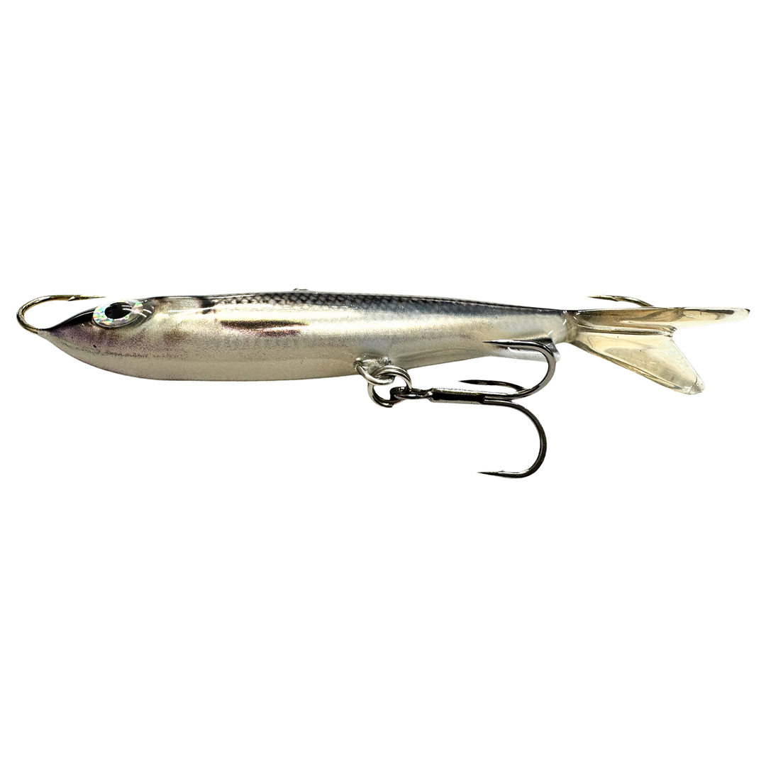 Kaweri 100 Kevennetty Tasapaino 100mm 21g Realistinen Muikku alapuolelta, pää vasemmalla