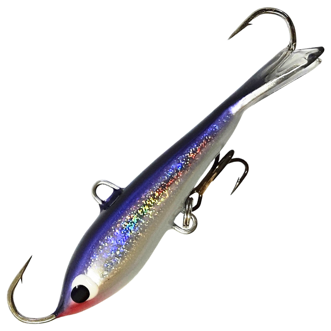Kaweri 55 Kevennetty Tasapaino 55mm 9g, väri H4: violetti selkä, kimalteinen hopeakylki