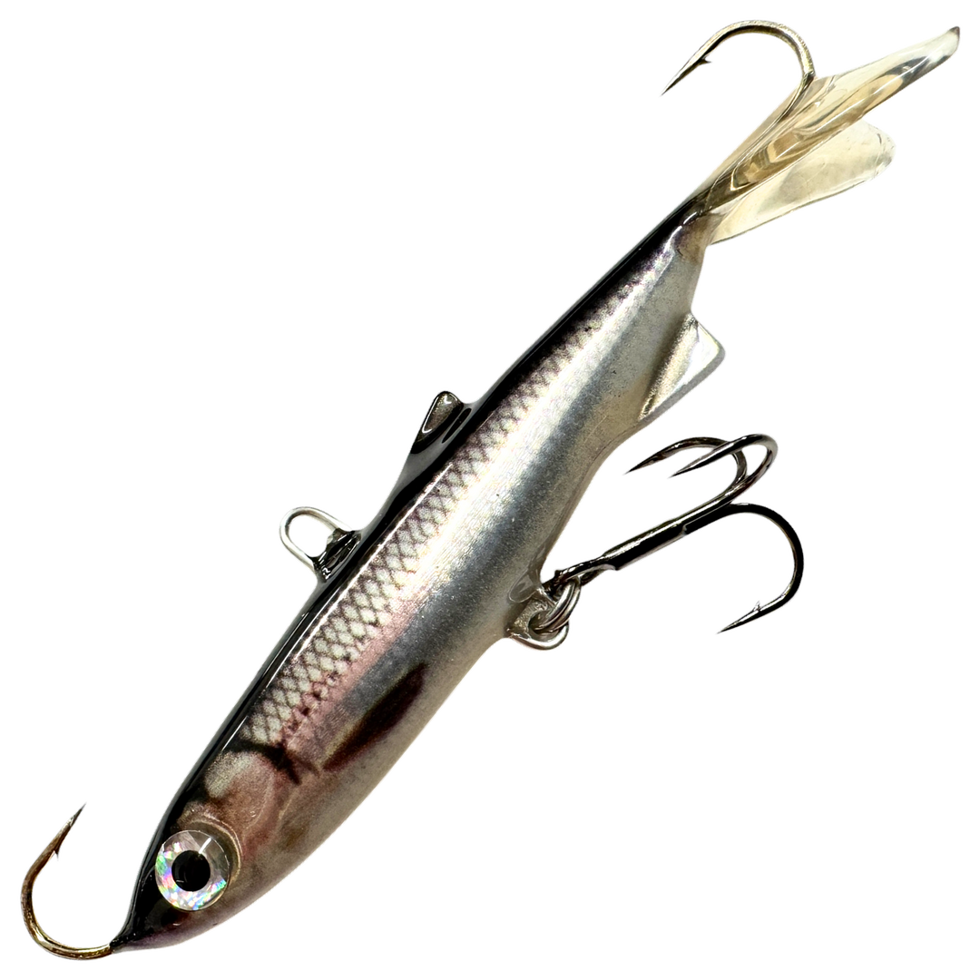 Kaweri 80 Kevennetty Tasapaino 86mm 15g, väri Realistinen Muikku: musta selkä, hopeinen kylki