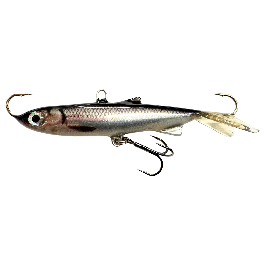 Kaweri 80 Kevennetty Tasapaino 86mm 15g Realistinen Muikku sivulta, pää vasemmalla