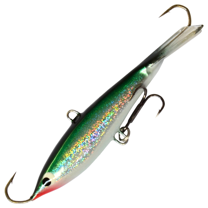 Kaweri 80 Kevennetty Tasapaino 86mm 16g, väri H5: vihreä selkä, kimalteinen hopeakylki