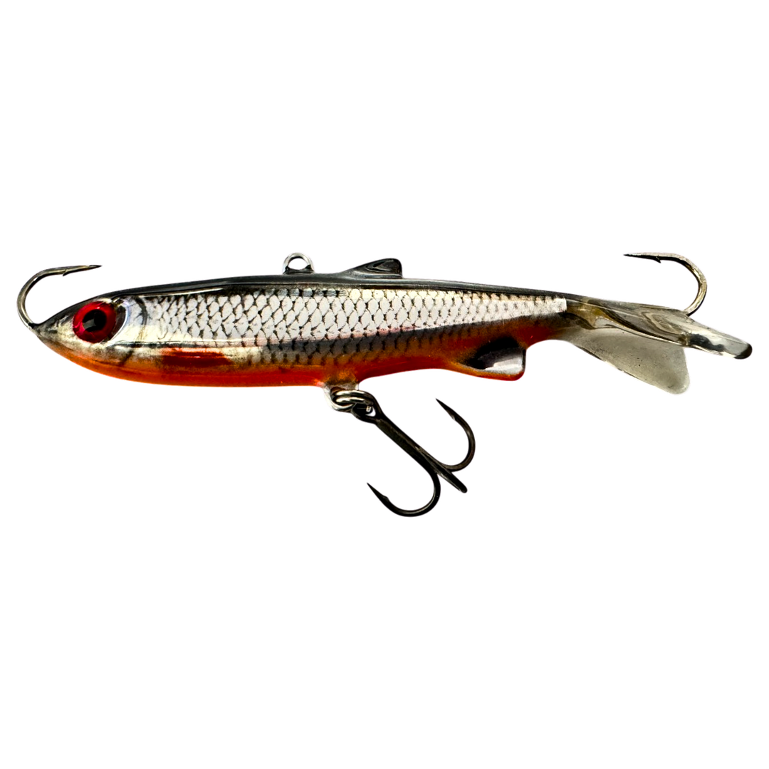 Kaweri 80 Kevennetty Tasapaino 86mm 16g Realistinen Särki oranssi vatsa sivulta, pää vasemmalla