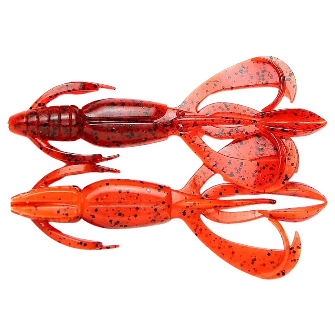 Keitech Crazy Flapper Jigi 2.4" Delta Craw ylä- ja alapuolelta