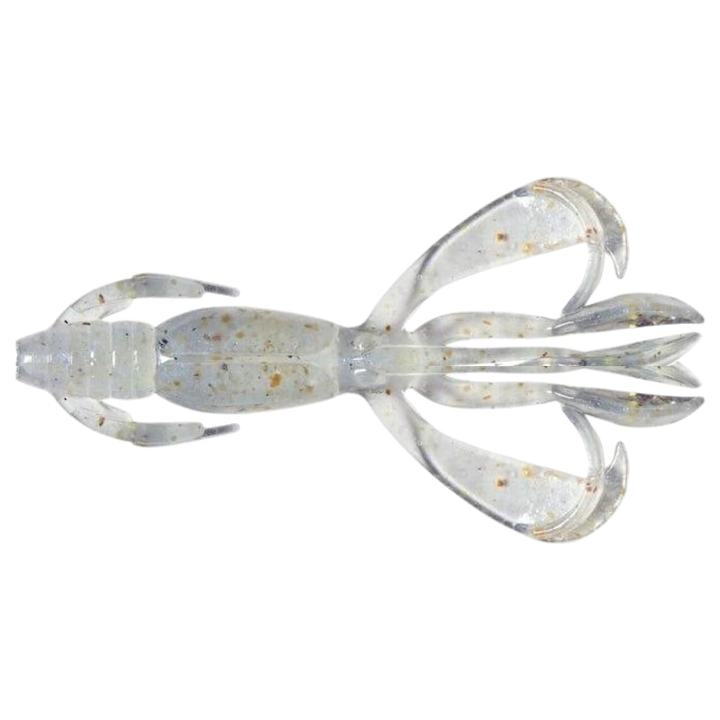 Keitech Crazy Flapper Jigi 2" Sexy Shad yläpuolelta, pää vasemmalla