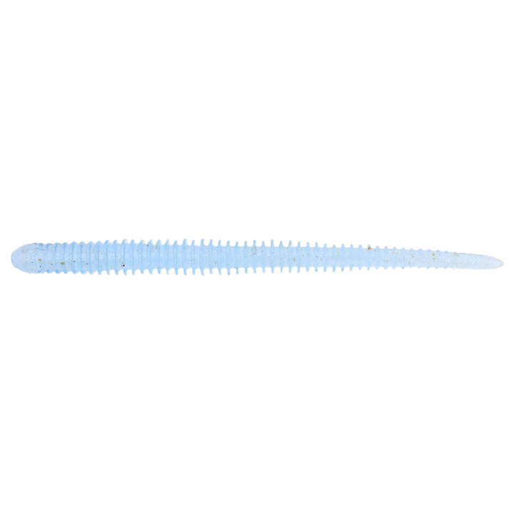 Keitech Easy Shaker Jigi 2.5" Sky Blue sivulta, pää vasemmalla