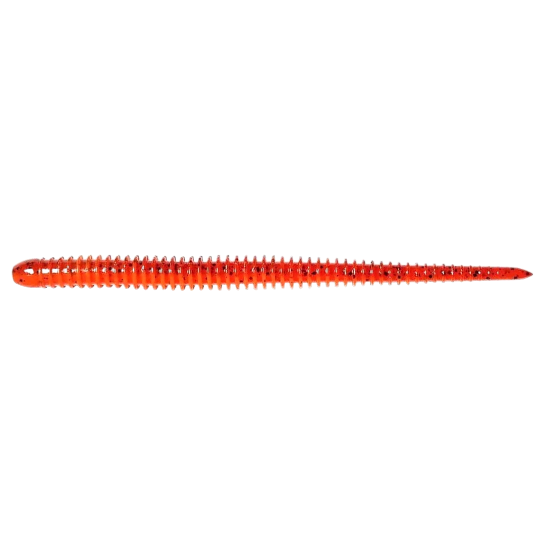 Keitech Easy Shaker Jigi 4.5" Delta Craw sivulta, pää vasemmalla
