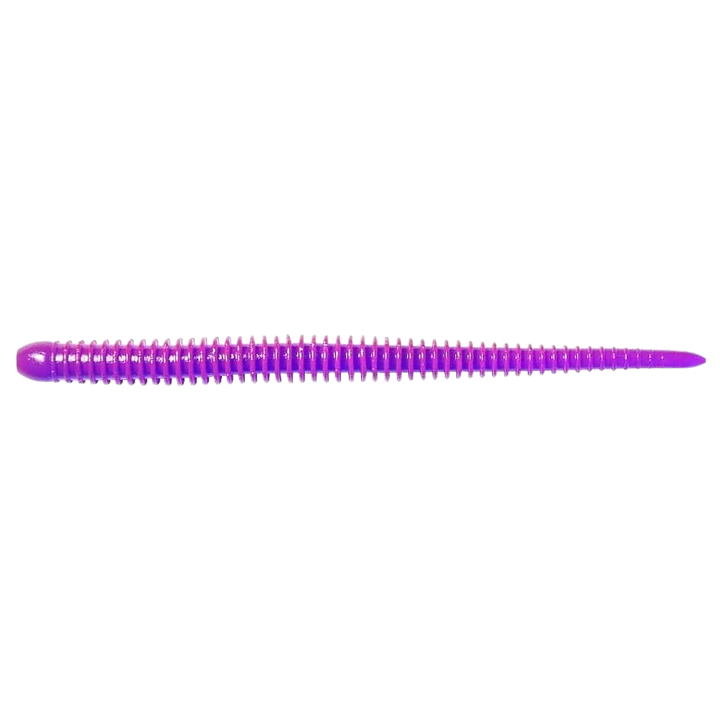 Keitech Easy Shaker Jigi 5.5" Purple Chameleon sivulta, pää vasemmalla