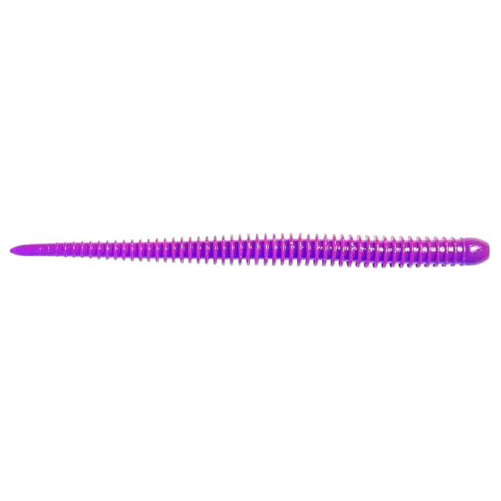 Keitech Easy Shaker Jigi 5.5" Purple Chameleon sivulta, pää oikealla