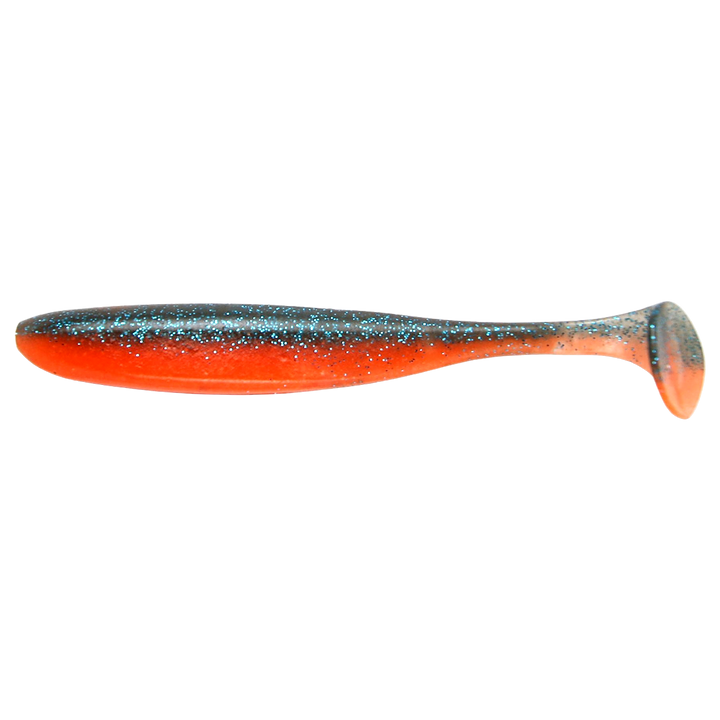 Keitech Easy Shiner Jigi 2" Blue Watermelon sivulta, pää vasemmalla