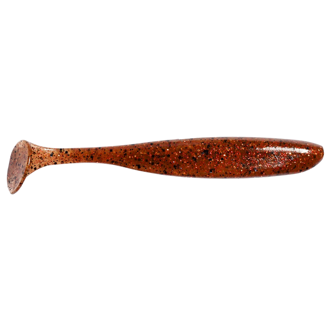 Keitech Easy Shiner Jigi 2" EBIMISO Red Copper sivulta, pää oikealla