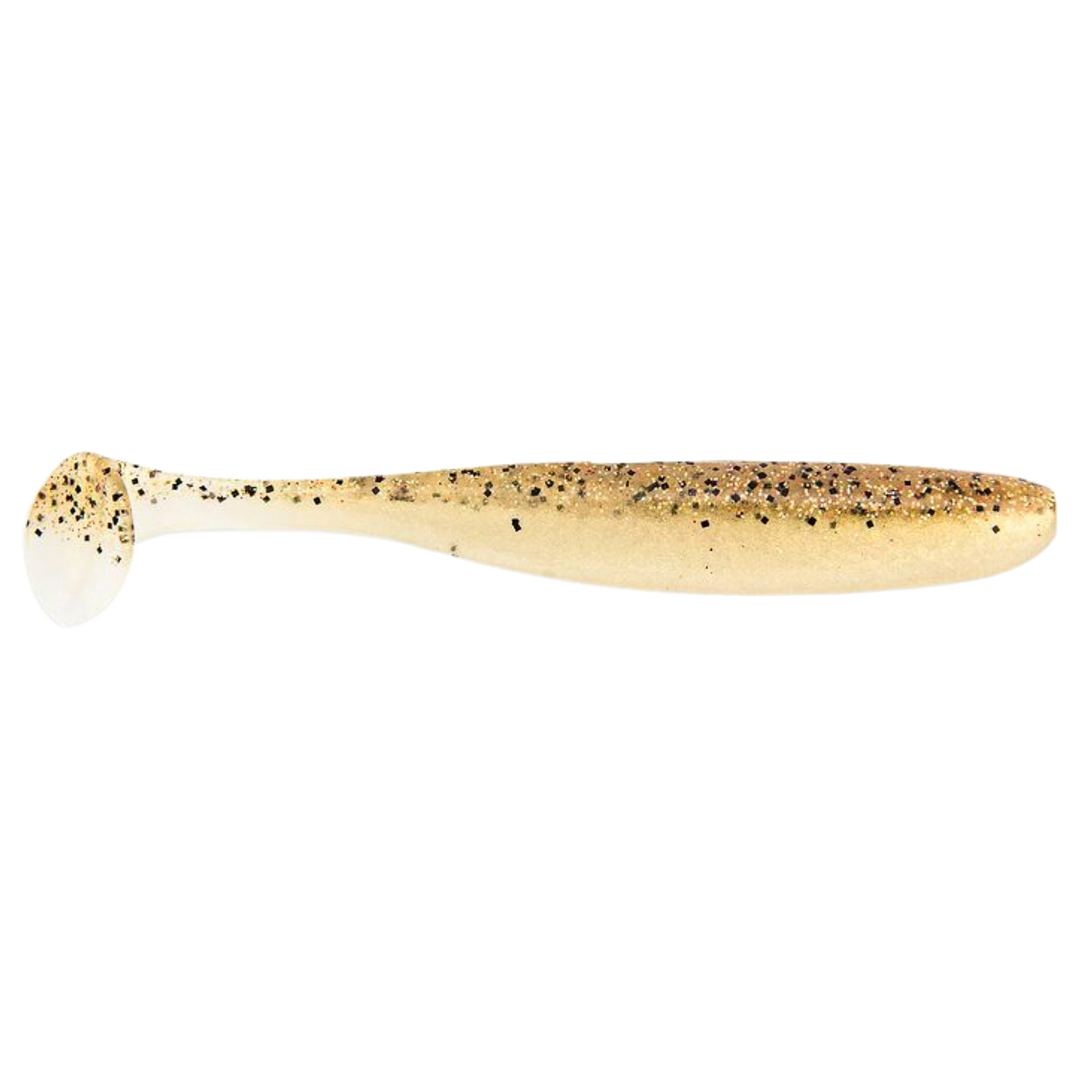 Keitech Easy Shiner Jigi 2" Golden Shiner sivulta, pää oikealla