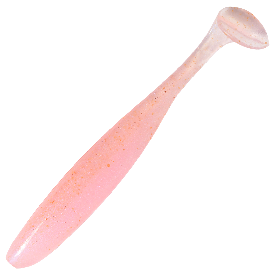 Keitech Easy Shiner Jigi 2", väri Natural Pink: läpikuultava vaaleanpunainen runko