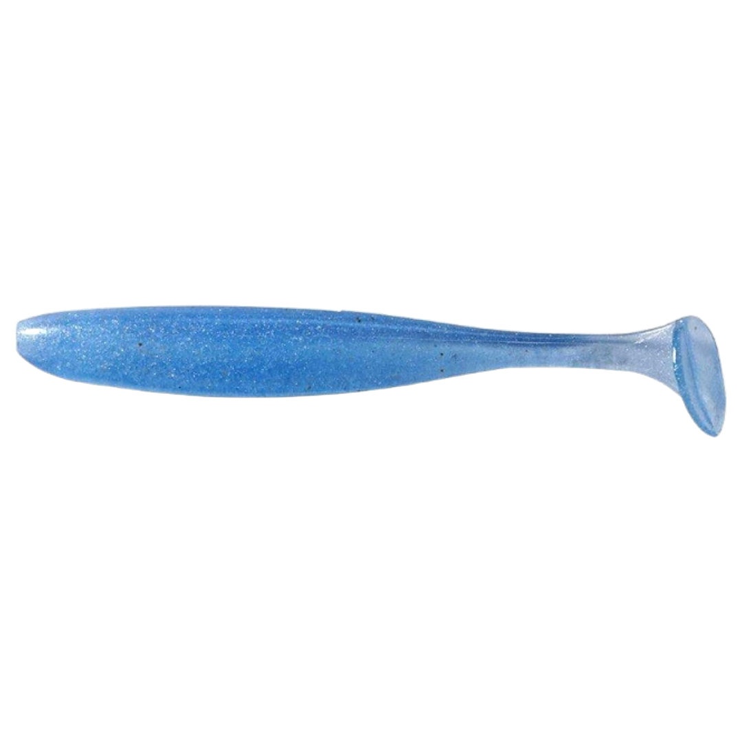 Keitech Easy Shiner Jigi 2" Sky Blue sivulta, pää vasemmalla