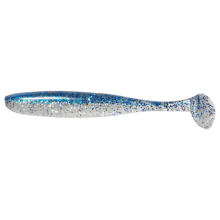Keitech Easy Shiner Jigi 3" Blue Sardine sivulta, pää vasemmalla