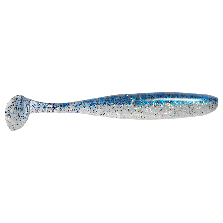 Keitech Easy Shiner Jigi 3" Blue Sardine sivulta, pää oikealla