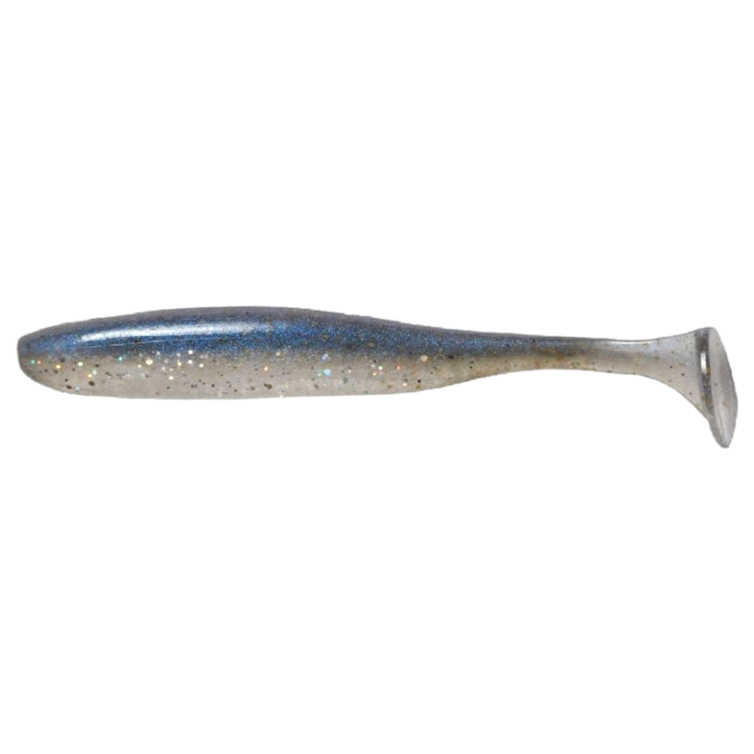 Keitech Easy Shiner Jigi 3" Blue Shiner sivulta, pää vasemmalla