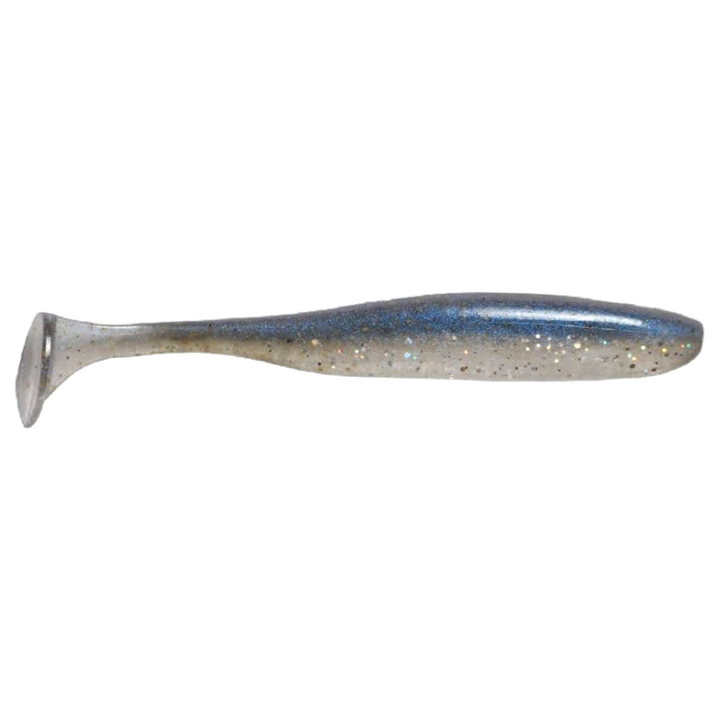 Keitech Easy Shiner Jigi 3" Blue Shiner sivulta, pää oikealla