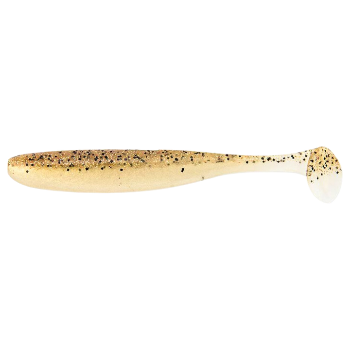 Keitech Easy Shiner Jigi 3" Golden Shiner sivulta, pää vasemmalla