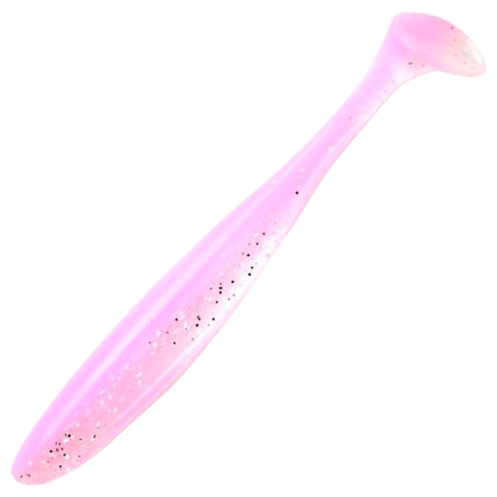 Keitech Easy Shiner Jigi 3", väri Lilac Ice: läpikuultava vaaleanliila runko