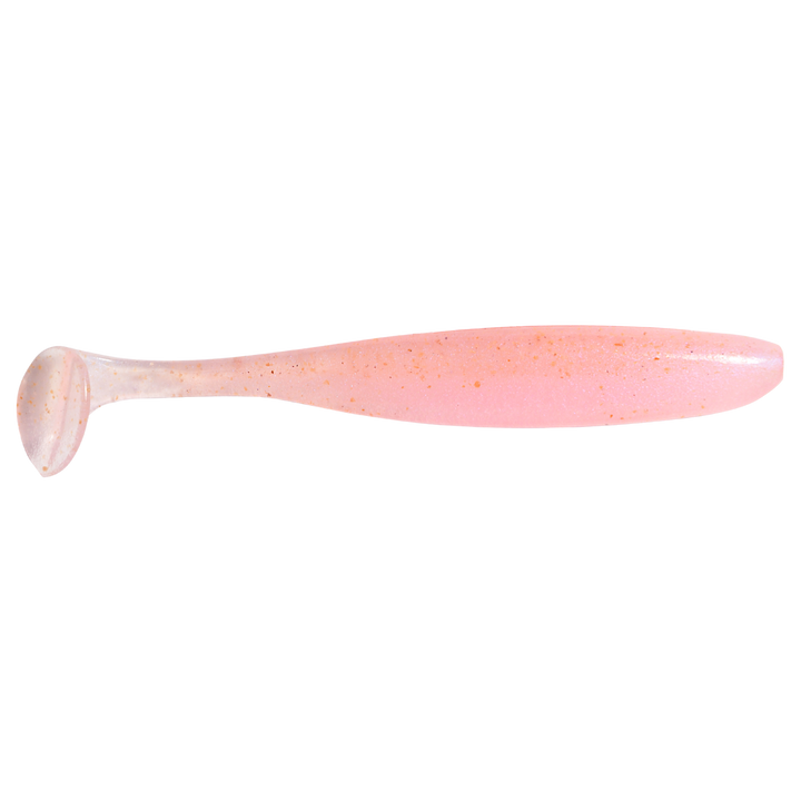 Keitech Easy Shiner Jigi 3" Natural Pink sivulta, pää oikealla