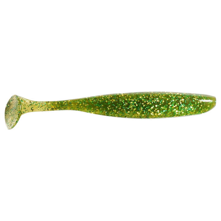 Keitech Easy Shiner Jigi 3" Watermelon Flash sivulta, pää oikealla