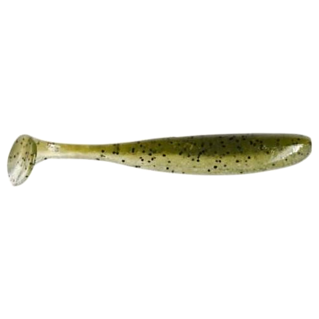 Keitech Easy Shiner Jigi 3" Watermelon PP sivulta, pää oikealla