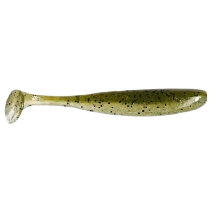 Keitech Easy Shiner Jigi 3" Watermelon PP sivulta, pää oikealla