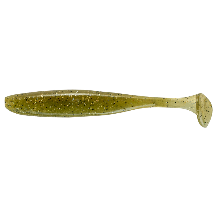 Keitech Easy Shiner Jigi 3.5" Baby Bass sivulta, pää vasemmalla