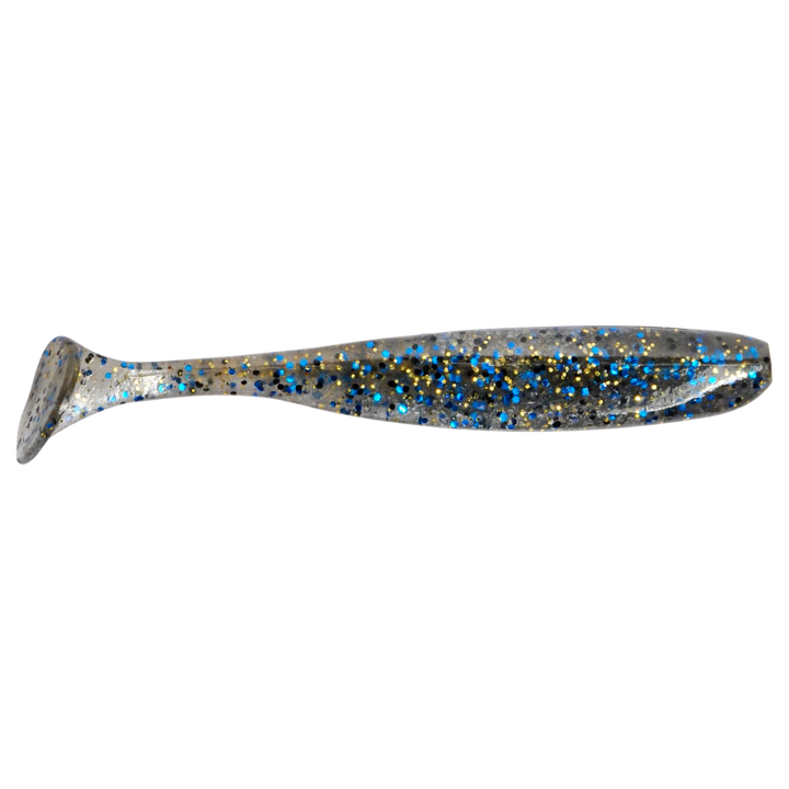 Keitech Easy Shiner Jigi 3.5" Bluegill sivulta, pää oikealla