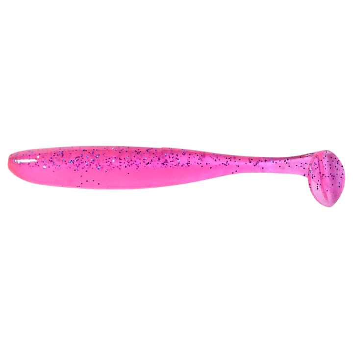 Keitech Easy Shiner Jigi 3.5" Pink Special sivulta, pää vasemmalla