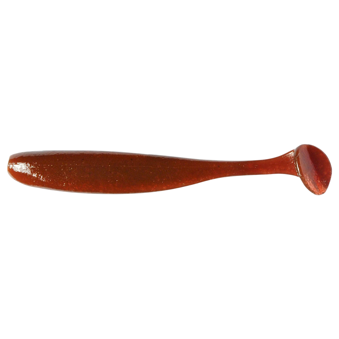 Keitech Easy Shiner Jigi 4.5" Cola sivulta, pää vasemmalla